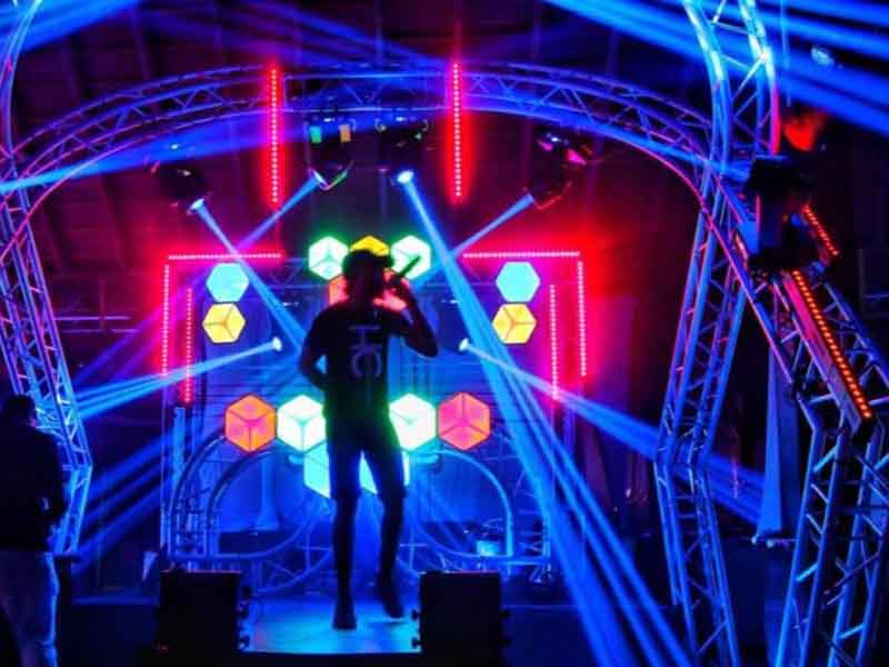 dj light stand truss price