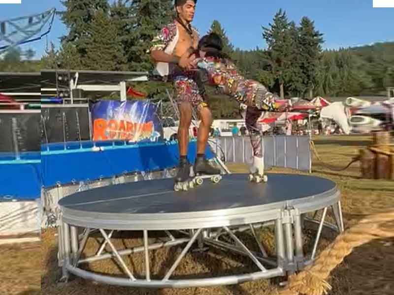 Portable stage circle