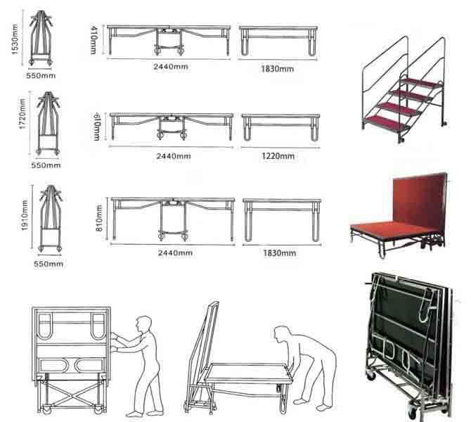 Folding Stage Design