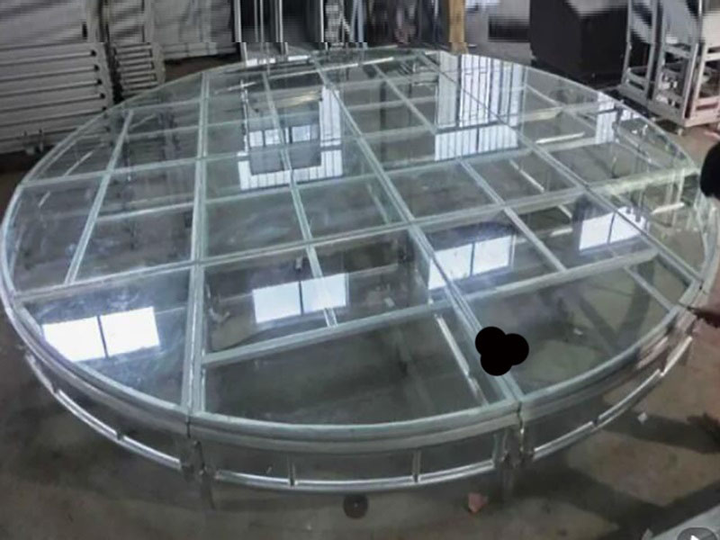 Acrylic platform for event stages