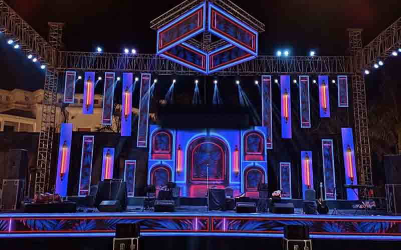 wedding stage truss design