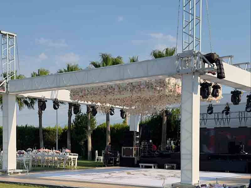 heavy duty box truss for weddings