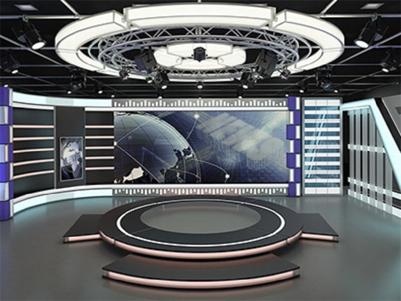 3D Visual TV Studio ระบบมัดแบบวงกลมอลูมิเนียม